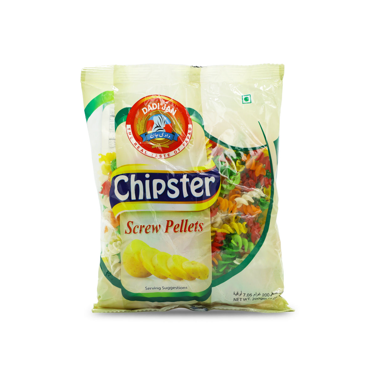 Dadi Jan Chipster Screw Pellets 200G